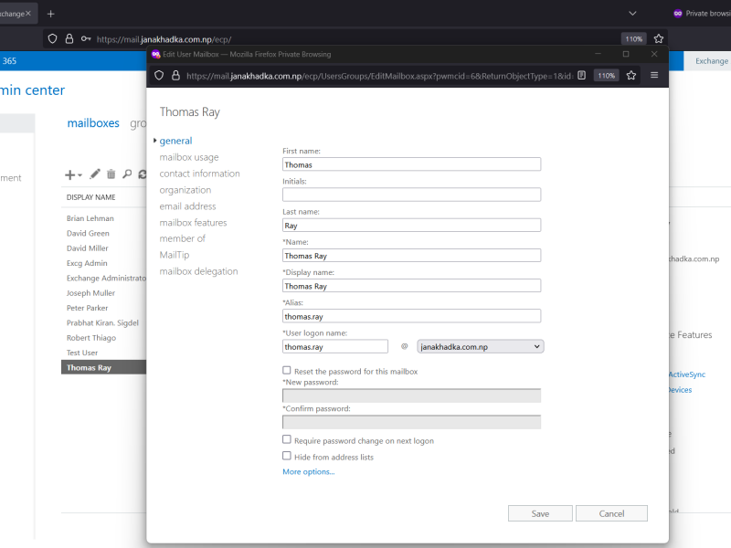 How to Enable Mailbox Password Reset option in Exchange Admin Center for Simplified Management