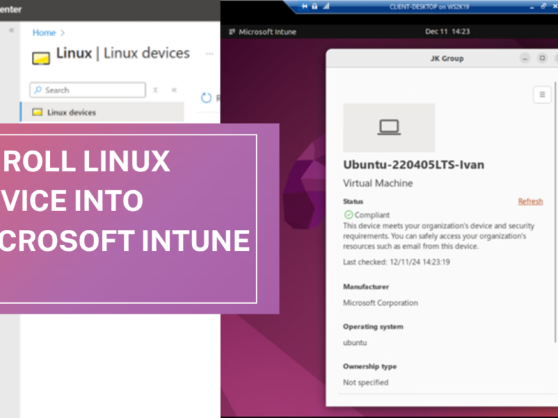 Enrolling Linux Device into Microsoft Intune