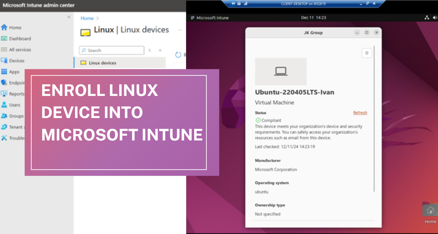 Enrolling Linux Device into Microsoft Intune